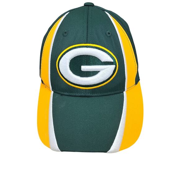 Green Bay Packers Cap Hat NFL Team Apparel Mens One Size Adjustable Football - Picture 1 of 9